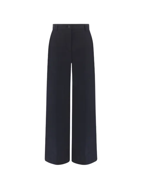Paul & Shark pantalones palazzo de sarga stretch