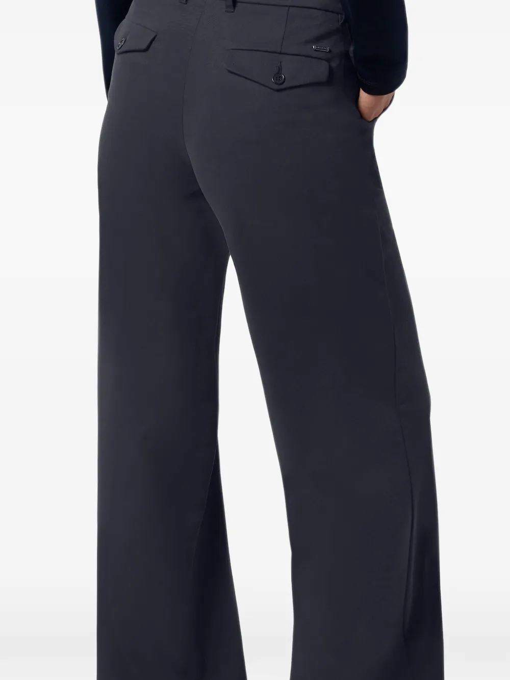 Paul & Shark Palazzobroek van stretch-twill Blauw