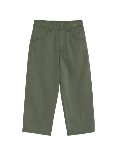 Emporio Armani Kids pantalones rectos con placa del logo