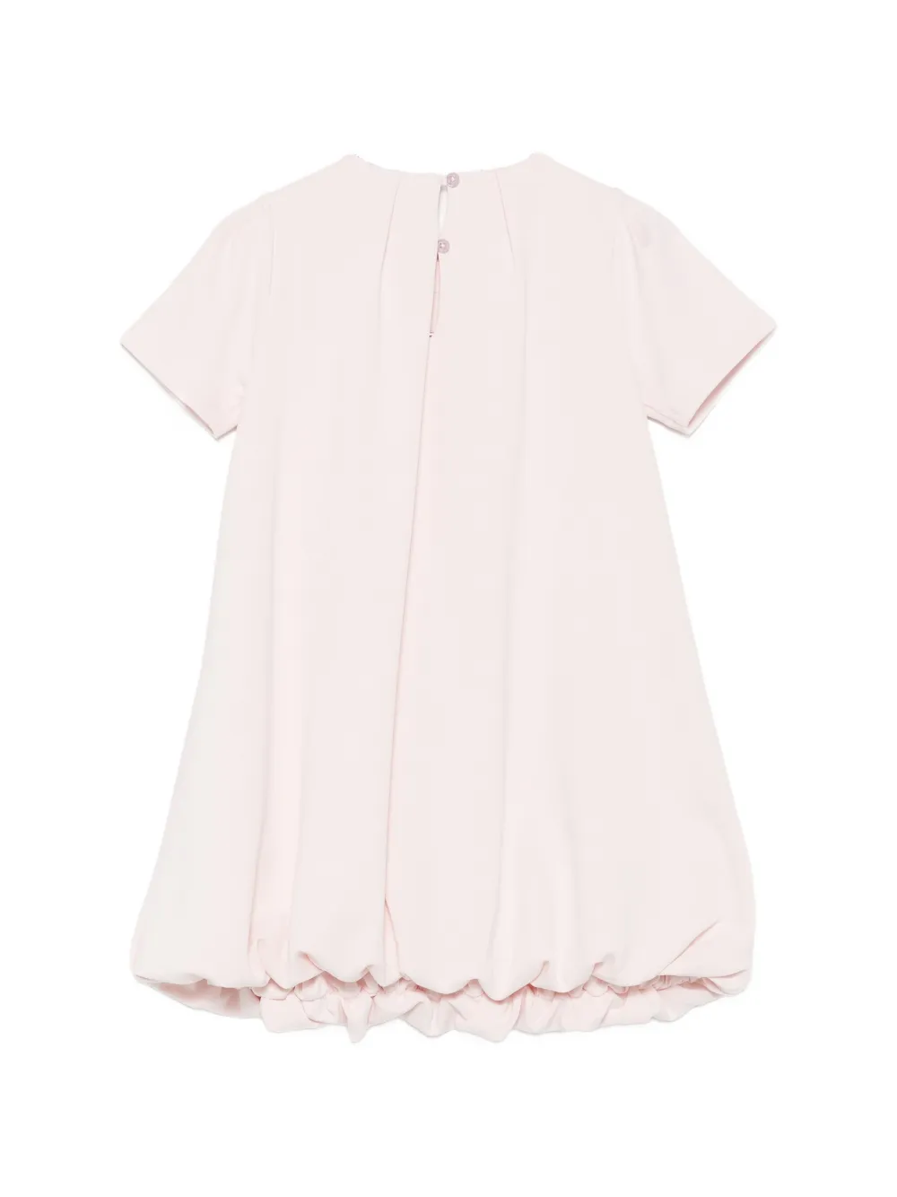 Emporio Armani Kids Jurk met logo-print en bubbelzoom Roze