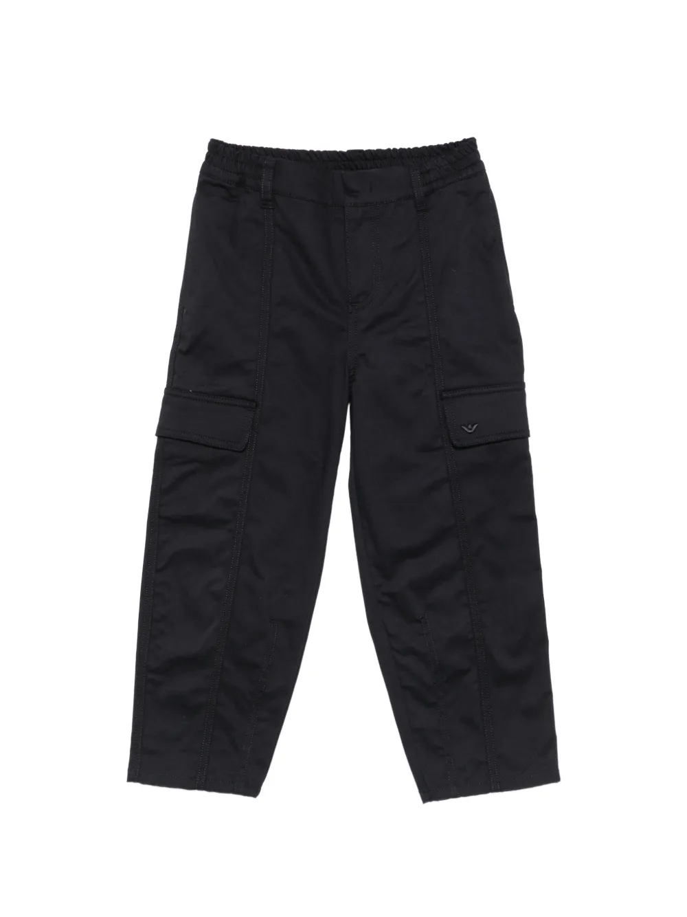 Emporio Armani Kids Cargo con applicazione logo - Nero