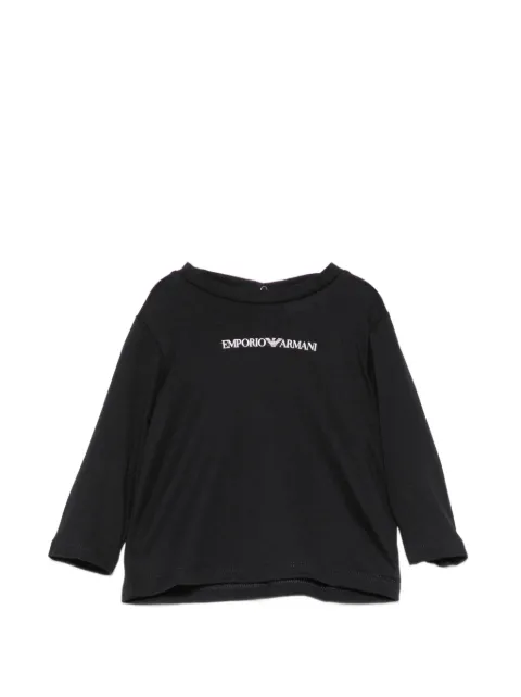 Emporio Armani Kids T-shirt a maniche lunghe con logo