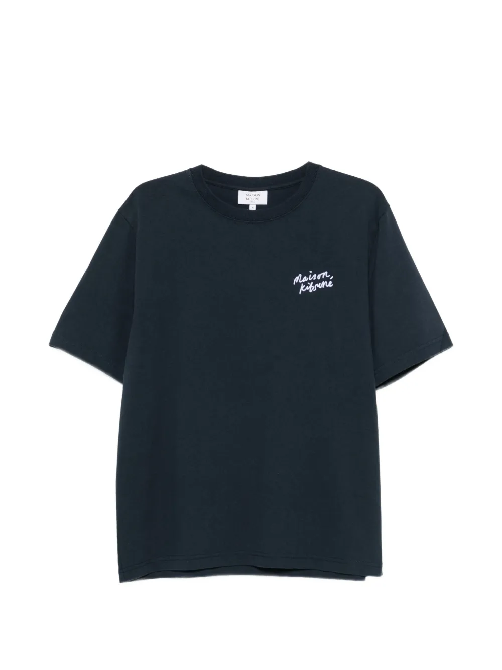 Maison Kitsuné футболка с вышитым логотипом | синий | Image 1