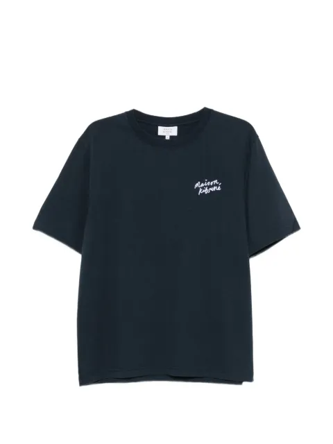 Maison Kitsuné logo-embroidered T-shirt