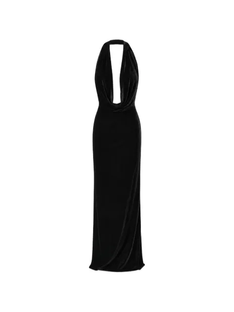 Amazuìn Venus halterneck maxi dress