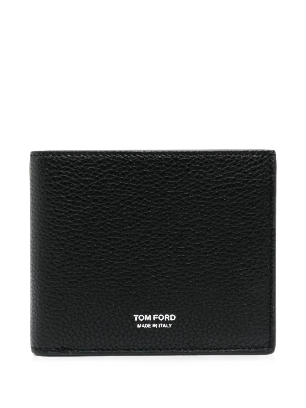 TOM FORD logo-print bi-fold wallet - Nero