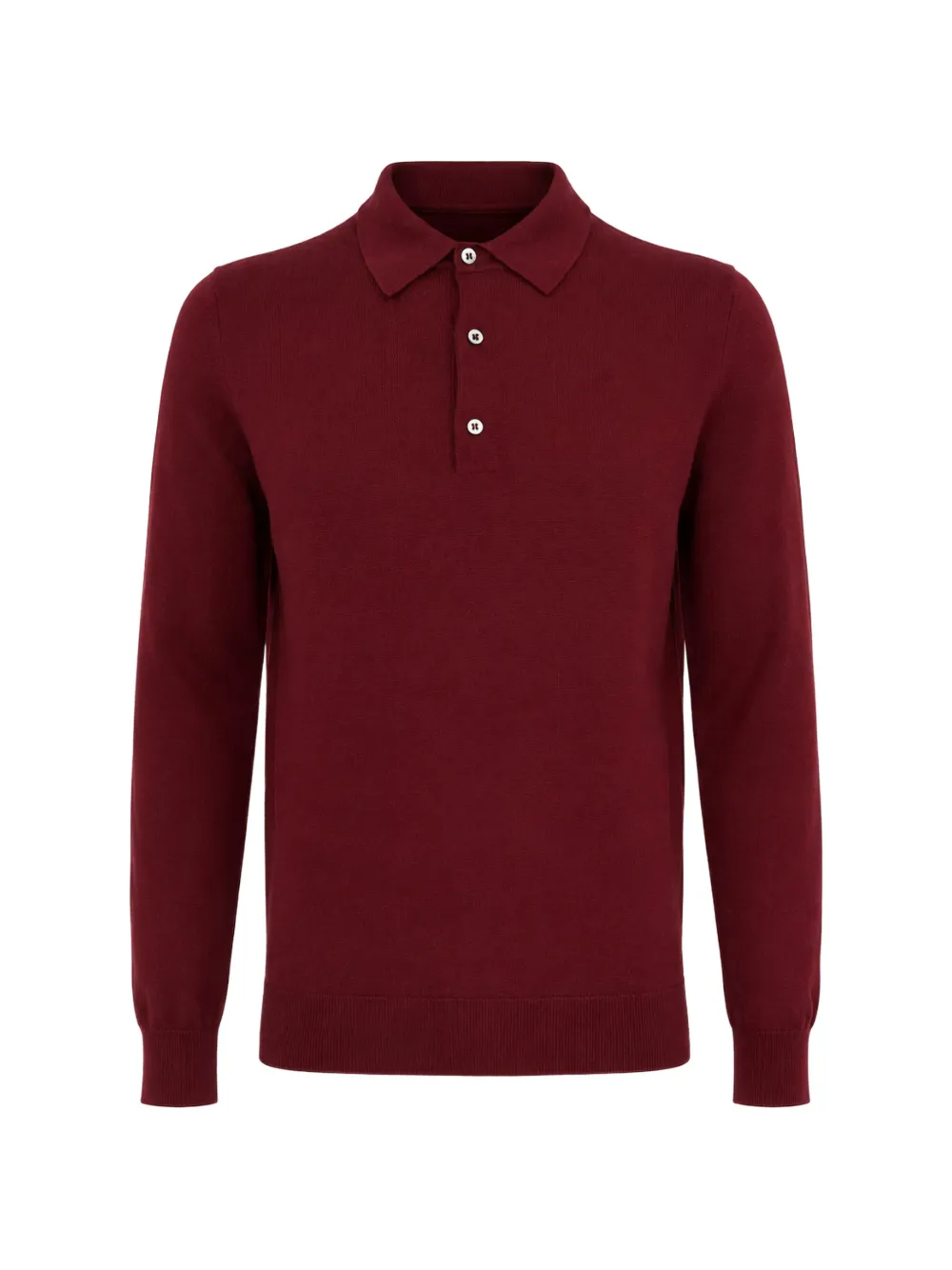 FRANZESE COLLECTION Stefano de Martino long-sleeve polo shirt - Rot