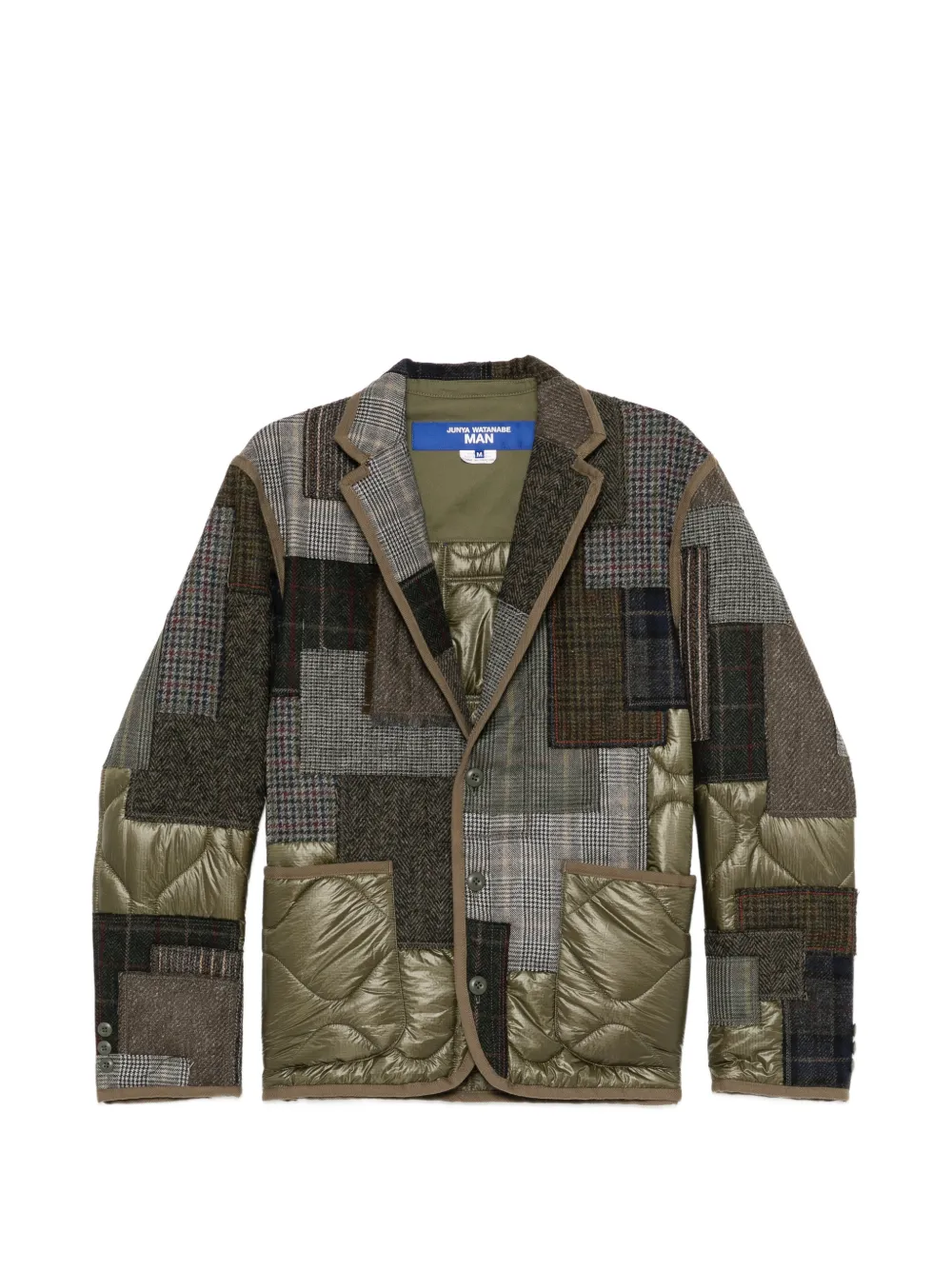 Junya Watanabe J019 绗缝西装夹克 | 绿色 | Image 1