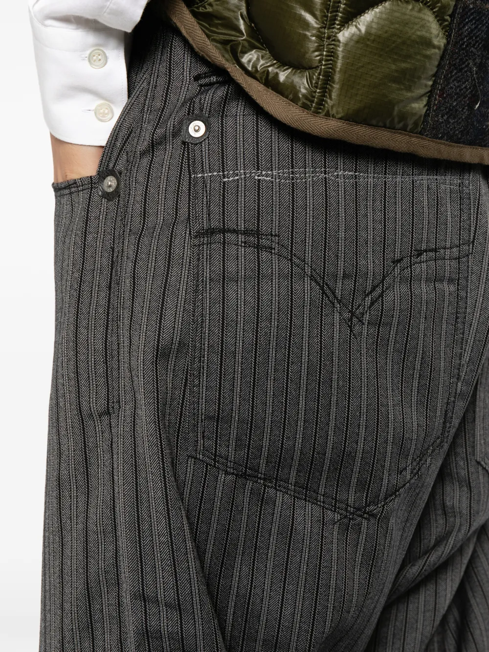 Junya Watanabe JUNYA WATANABE MAN X Levi's Morning Trouser in Black, view 5