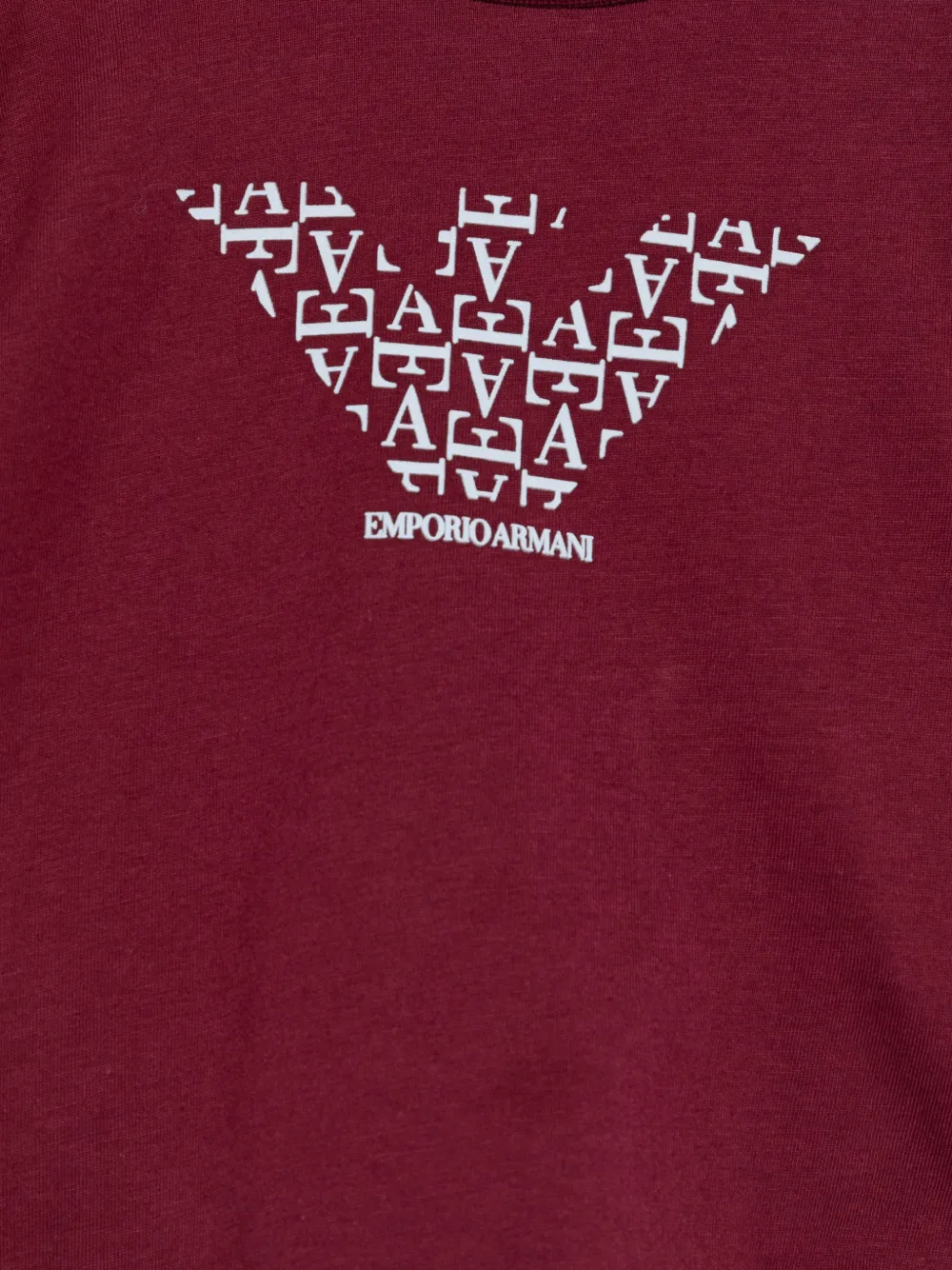 Emporio Armani Kids Drie T-shirts met logoprint Zwart