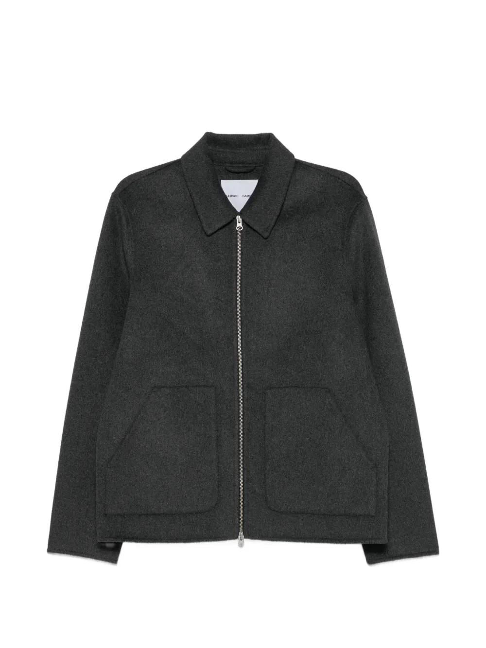 SAMSOE SAMSOE Sapaulo zip-up jacket | Grey | Image 1