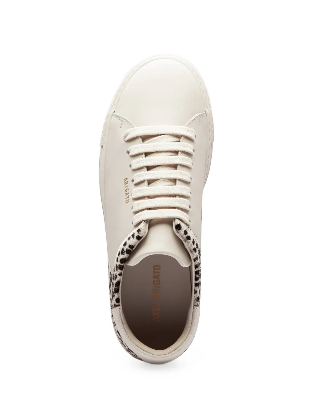 Axel Arigato Clean 90 leopard-print sneakers Beige