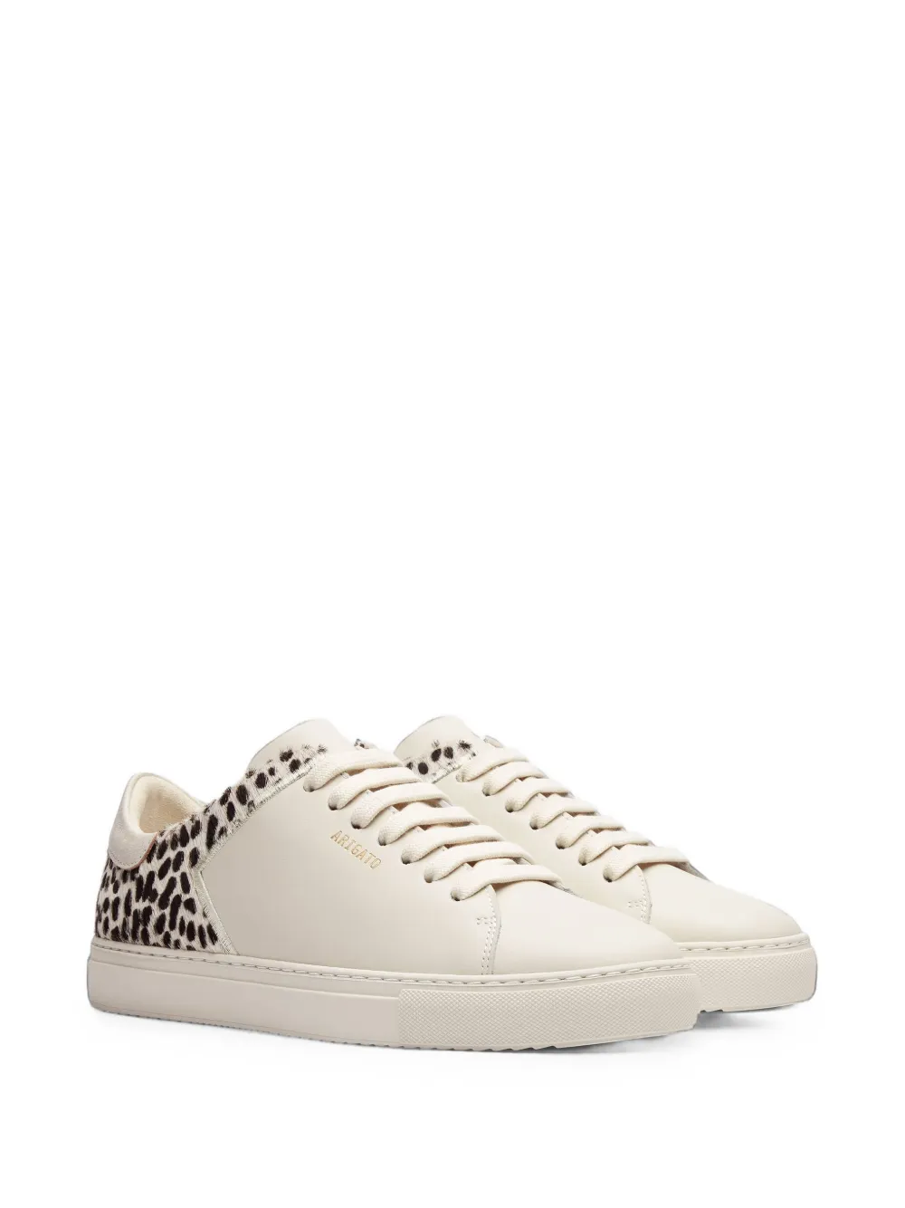 Axel Arigato Clean 90 leopard-print sneakers Beige