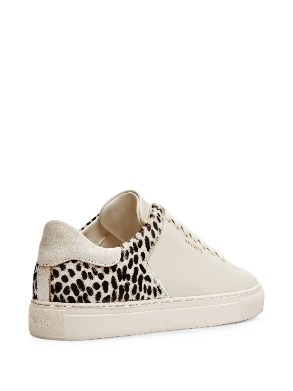 Axel Arigato Clean 90 leopard-print sneakers Beige
