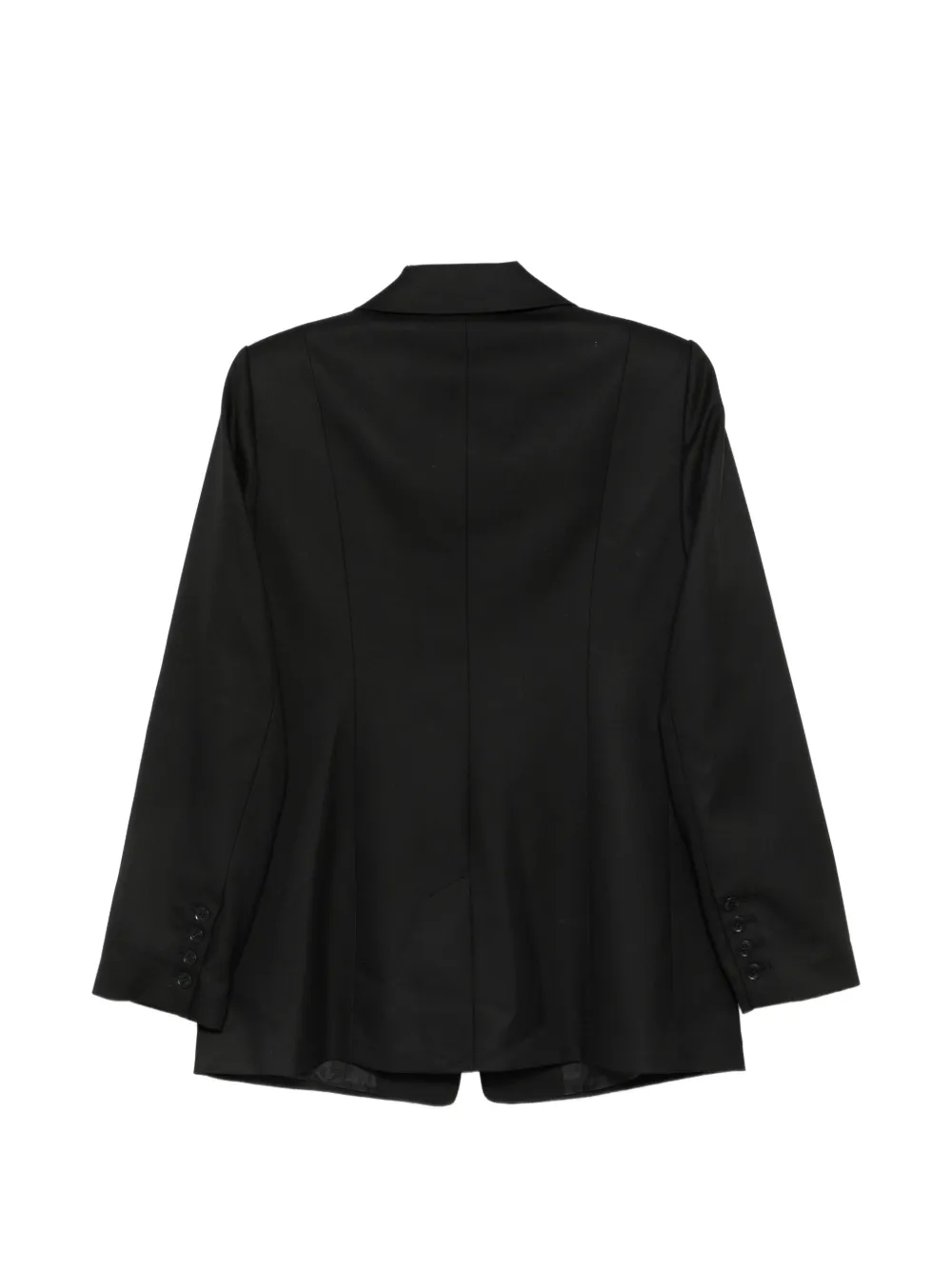 Gestuz Blazer met enkele rij knopen en gekerfde revers Zwart