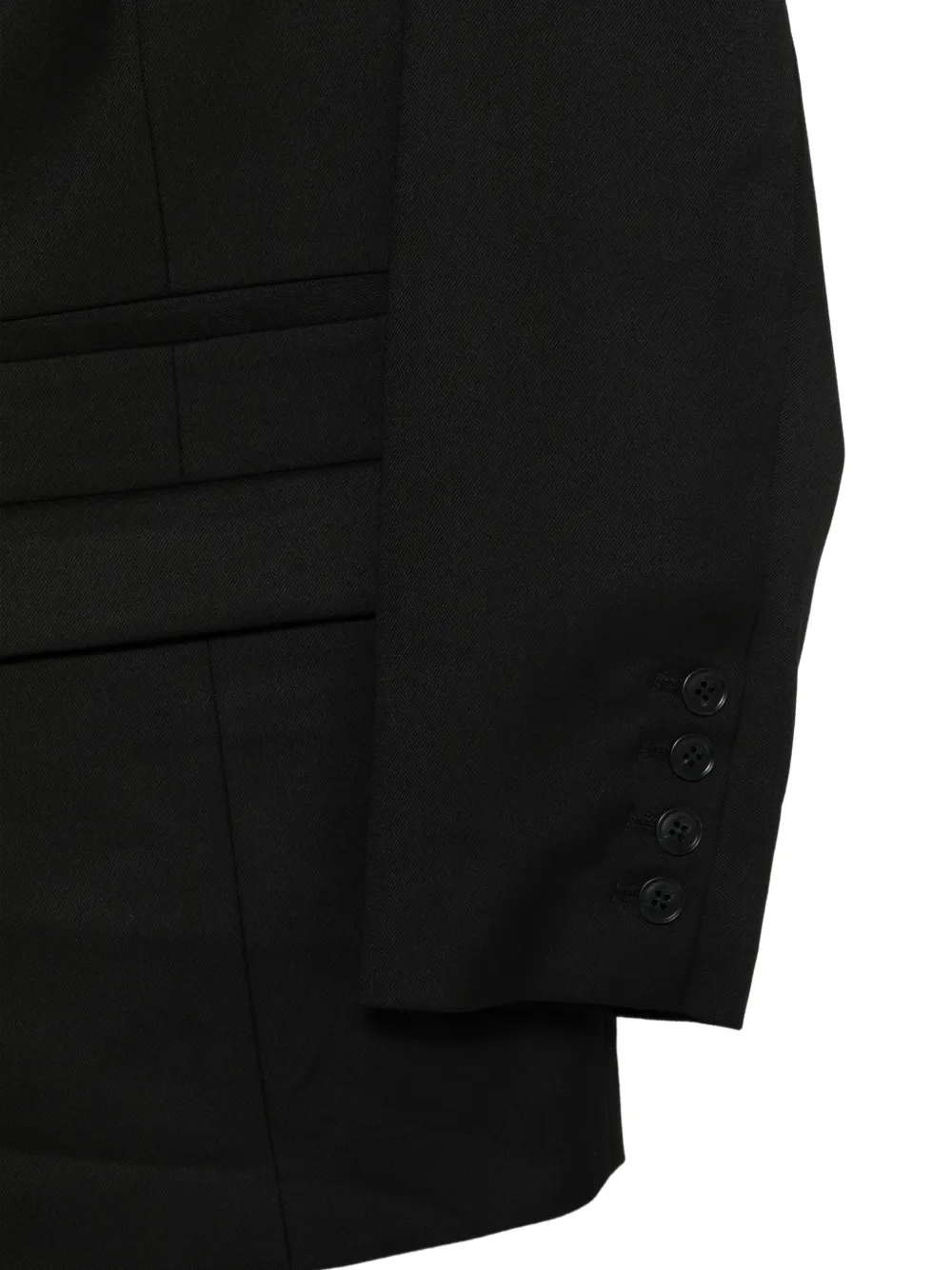 Gestuz Blazer met enkele rij knopen en gekerfde revers Zwart