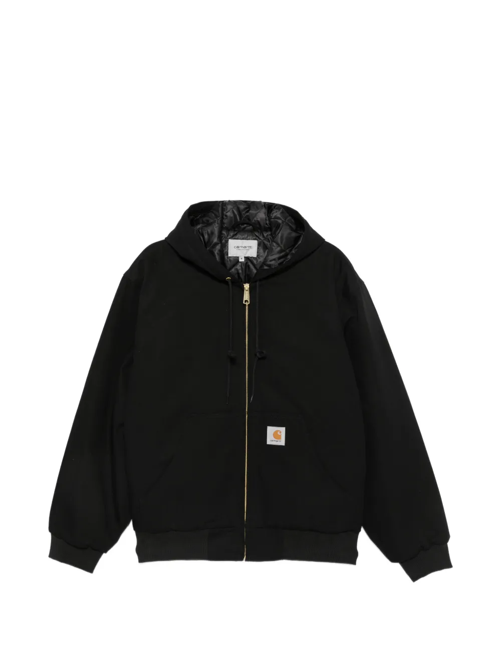 Carhartt WIP logo-patch drawstring jacket | Black | Image 1