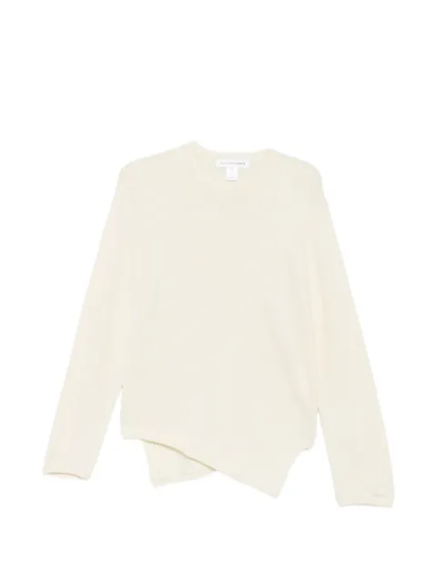 Comme des Garçons Homme asymmetric-hem sweater