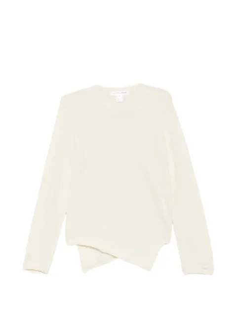 Comme des Garçons Homme asymmetric-hem sweater