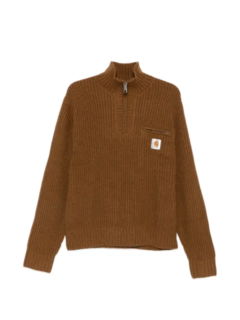 Carhartt WIP ribbed quarter-zip sweater