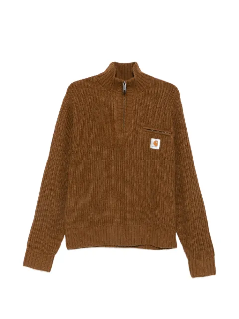 Carhartt WIP ribbed quarter-zip sweater