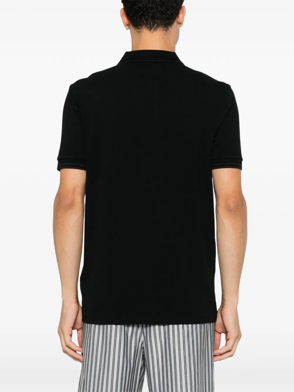 Comme Des Garçons Shirt Poloshirt met geborduurd logo Zwart