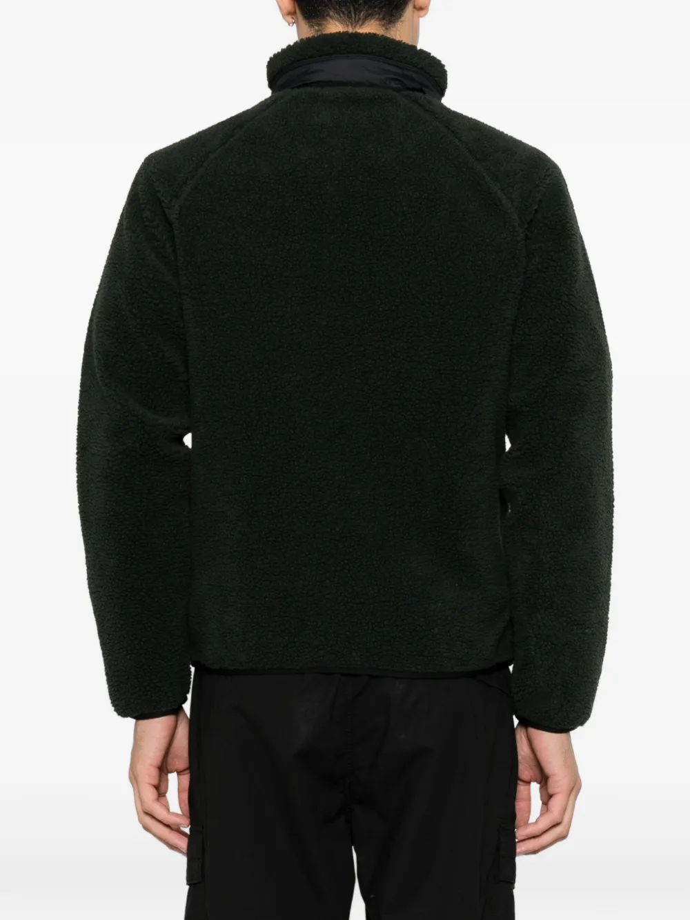 Carhartt WIP Fleece trui met rits Groen
