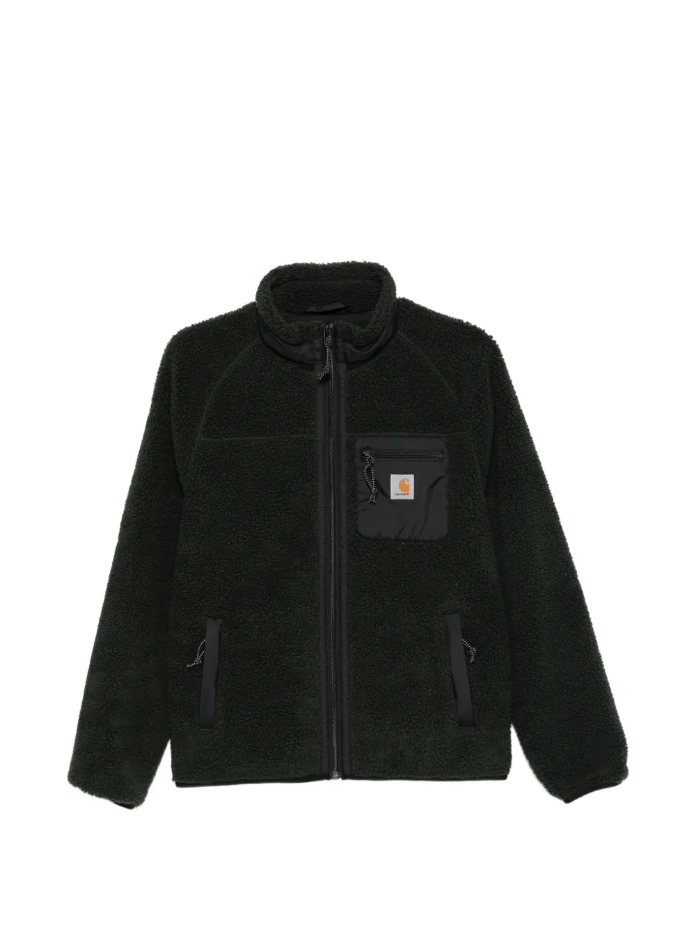 Carhartt WIP fleece zip-up sweater - Verde