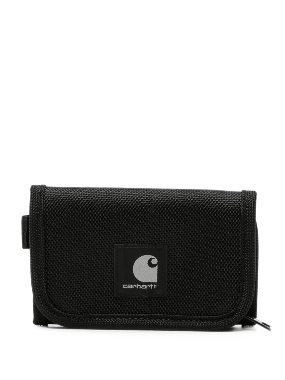 Carhartt WIP logo-patch trifold wallet - Nero