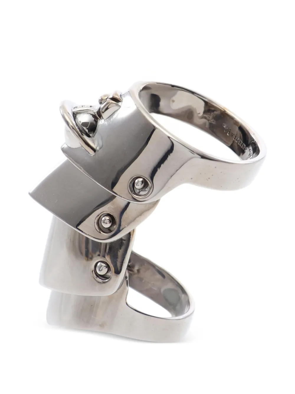 Vivienne Westwood Pre-owned Armour Ring in Silver, view 2