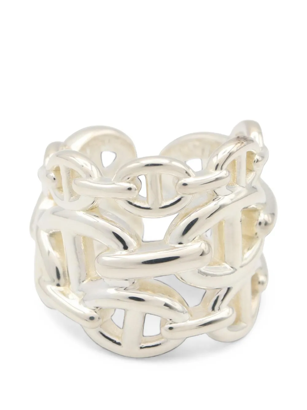 Hermès Pre-Owned 2010s Chaîne d'Ancre Enchene GM ring - Argento