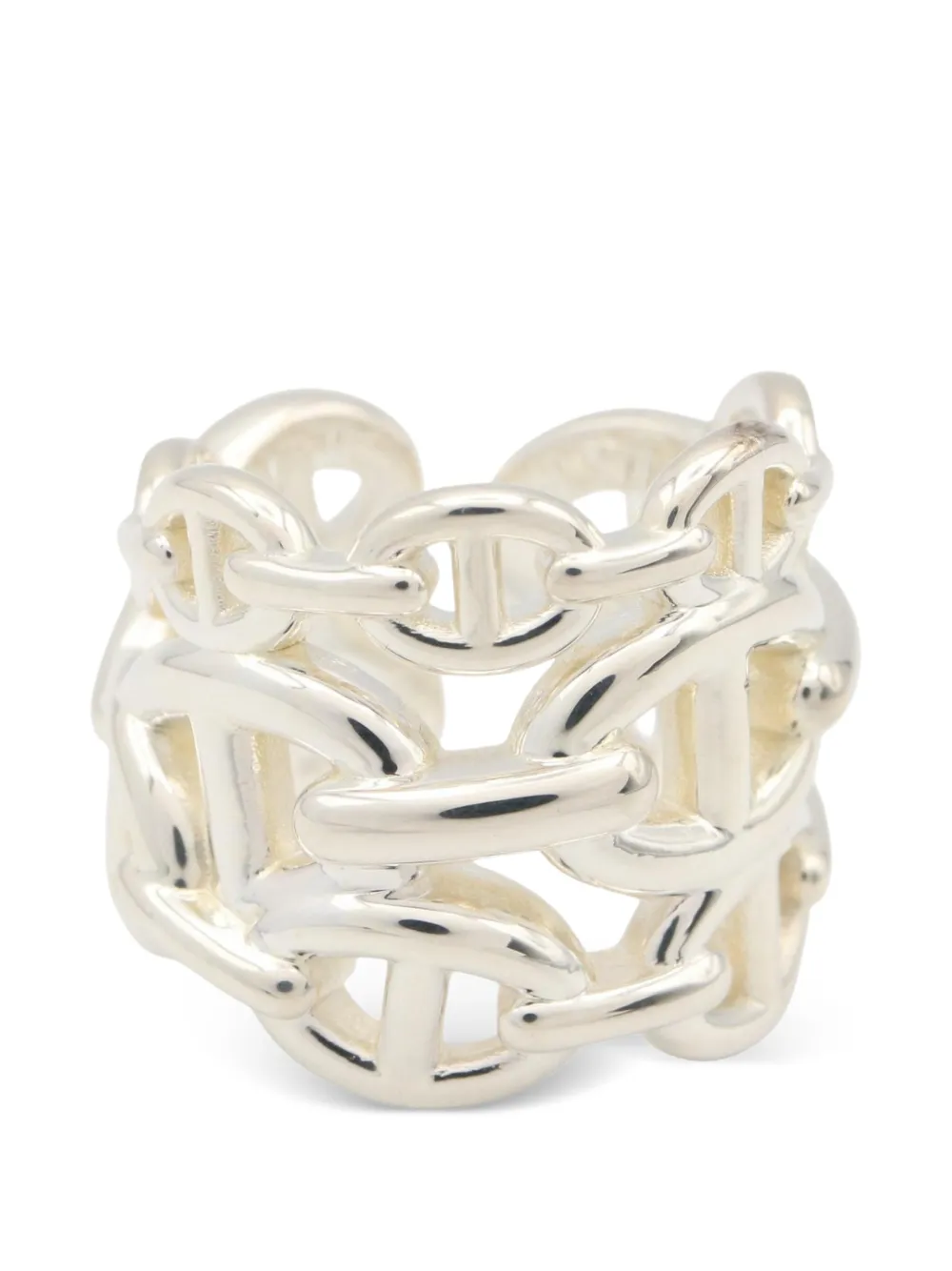 Hermès Pre-Owned 2010s Chaîne d'Ancre Enchene GM ring - Argento