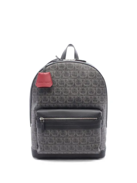 Ferragamo Pre-Owned 2010s Gancini-pattern backpack