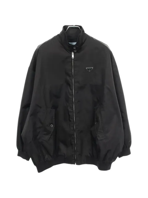 Prada Pre-Owned veste blouson Re-Nylon à logo triangle (années 2010)