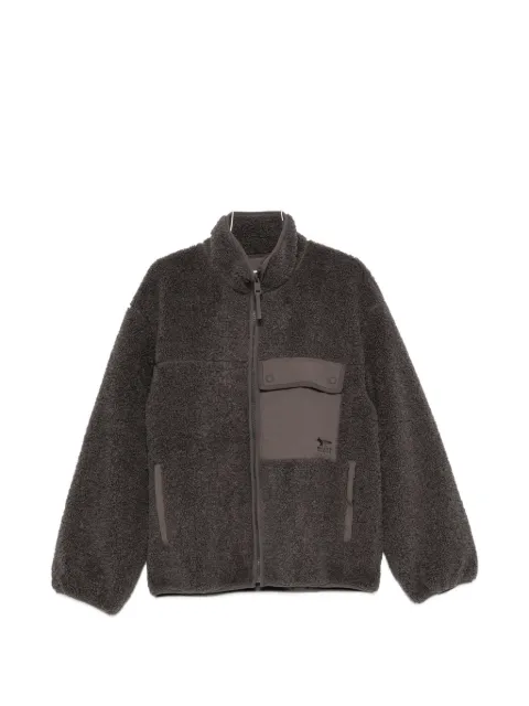 Maison Kitsuné fleece panelled jacket