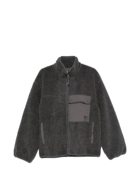 Maison Kitsuné fleece panelled jacket