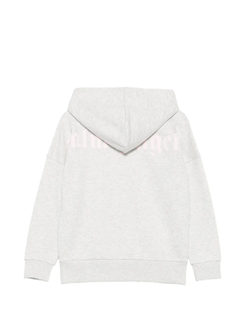 Palm Angels Kids Hoodie met logoprint Grijs