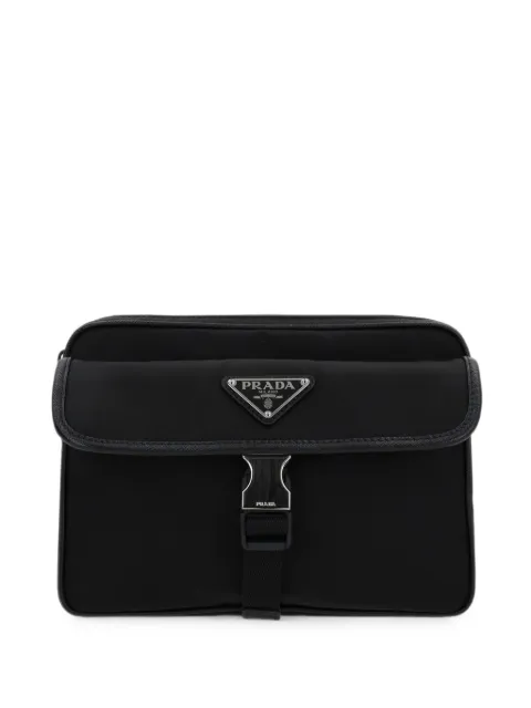 Prada Re-Nylon and Saffiano leather shoulder bag