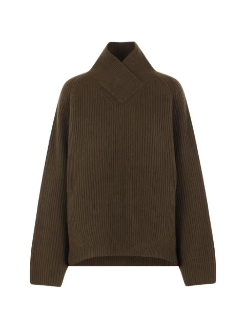 Dusan ribbed V-neck sweater