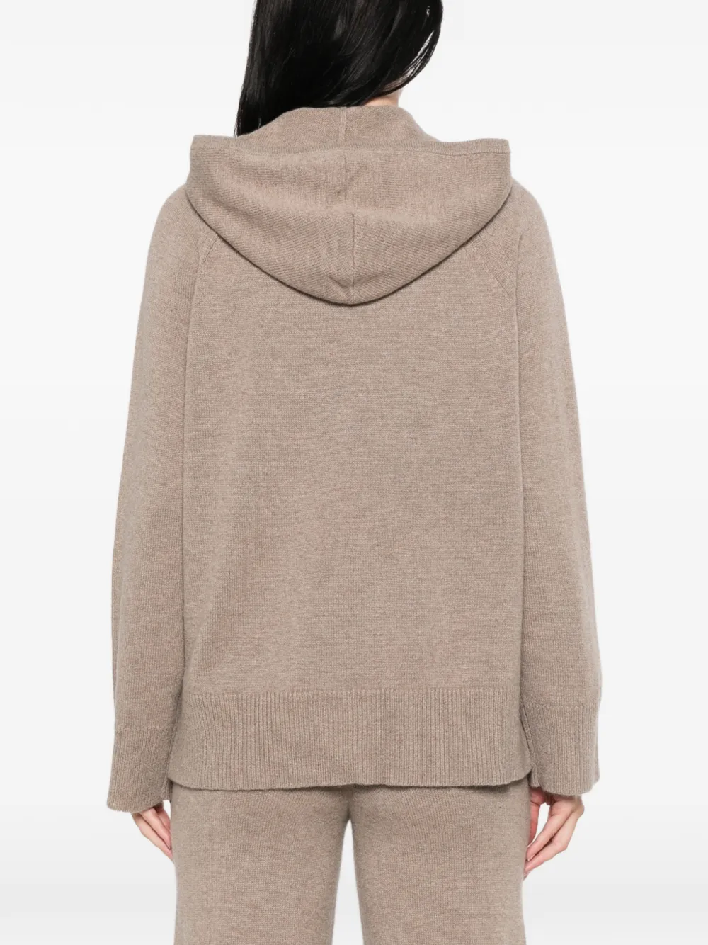 Max Mara raglan-sleeve cashmere hoodie Beige