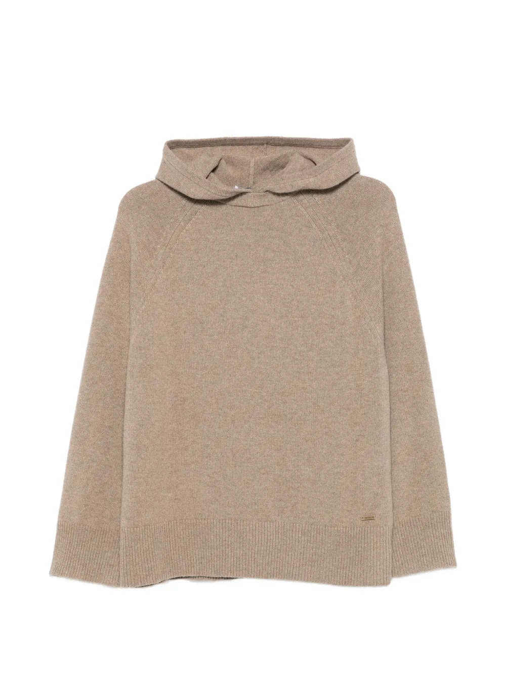Max Mara raglan-sleeve cashmere hoodie - Toni neutri