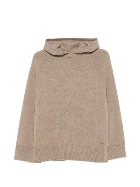 Max Mara raglan-sleeve cashmere hoodie