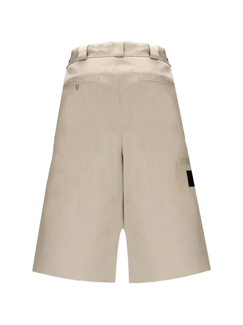 Givenchy pleated wide-leg shorts Beige