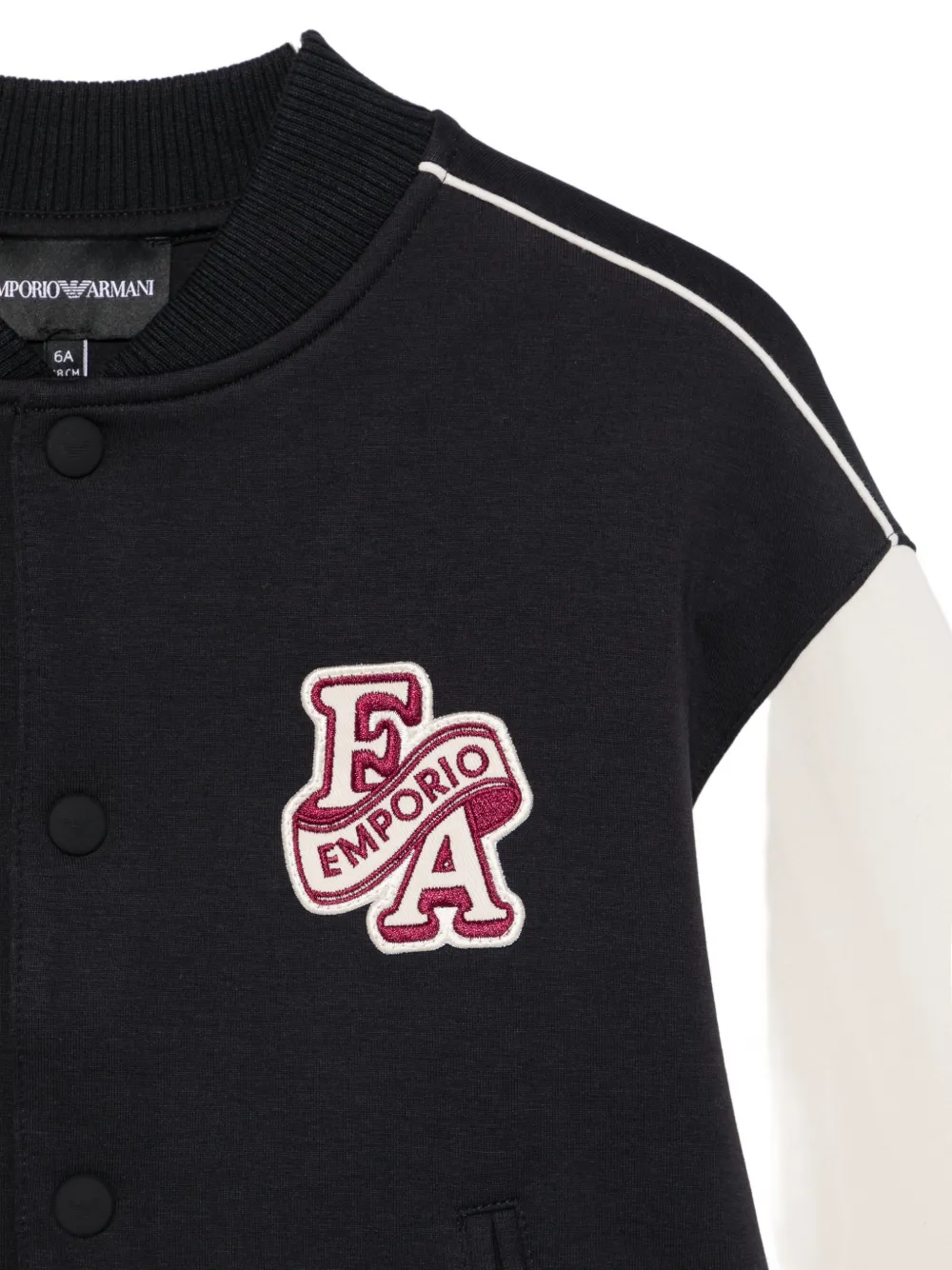 Emporio Armani Kids Jack met colourblocking Zwart