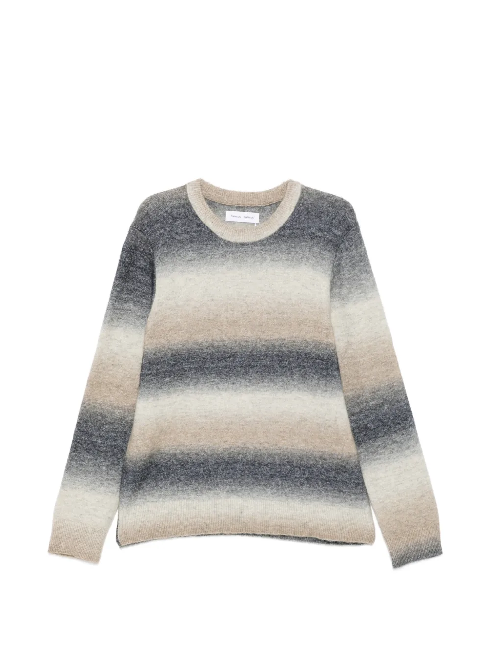 SAMSOE SAMSOE gradient-effect striped sweater | grå | Image 1