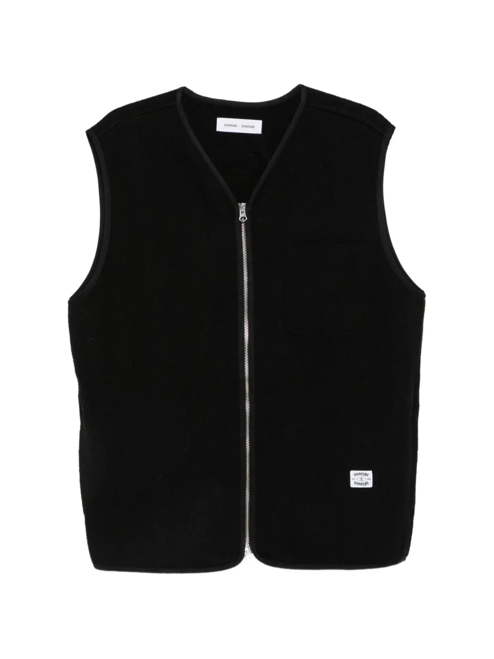 SAMSOE SAMSOE chaleco con cremallera | negro | Image 1