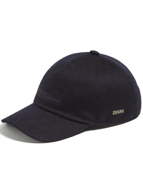 Zegna logo-plaque baseball cap