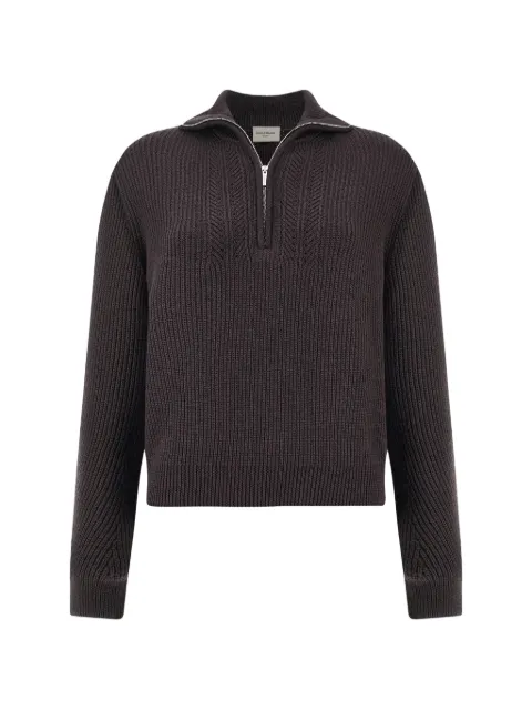 Paul & Shark half-zip ribbed sweater