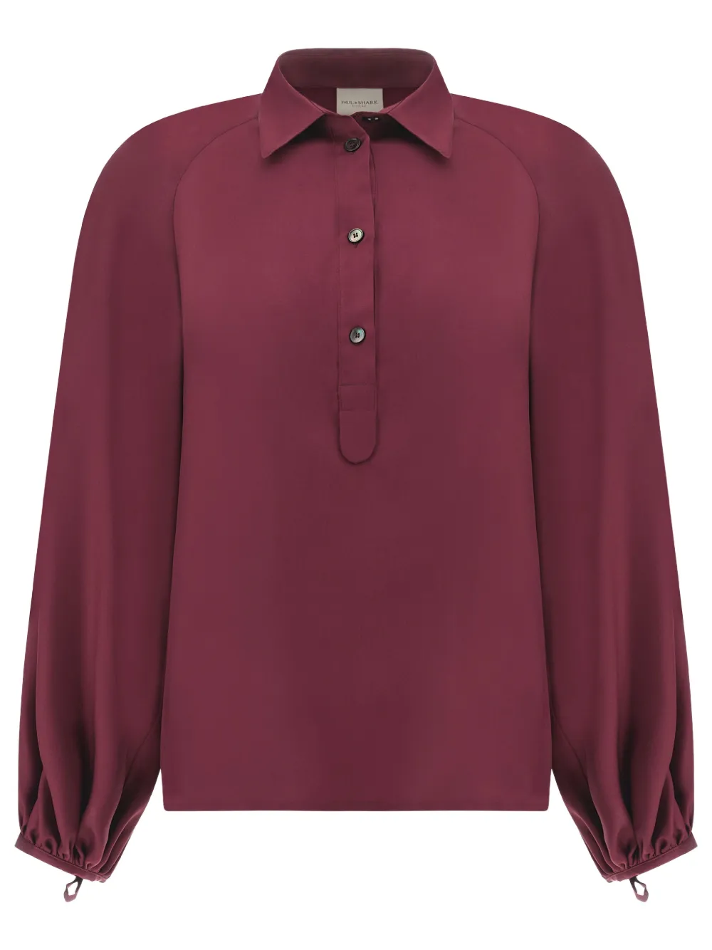 Paul & Shark Blouse met raglanmouwen van zijde Rood