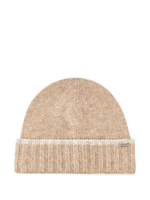 Paul & Shark ribbed-knit beanie hat